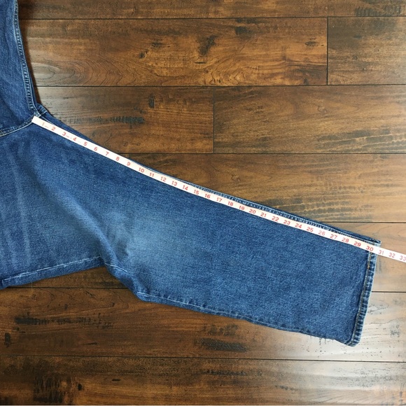 LEVI’S 514 Men’s Jeans Straight Leg Stretch Size 48 x 32 Medium Wash - Picture 8 of 12